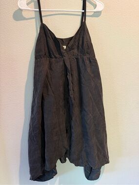 Wilfred Black Silk Dress with Spaghetti Straps
